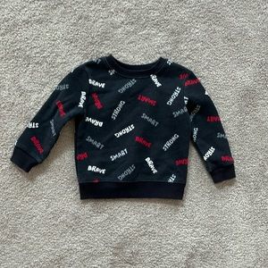 🍼Black Strong, Brave, Smart Crewneck Sweatshirt🍼